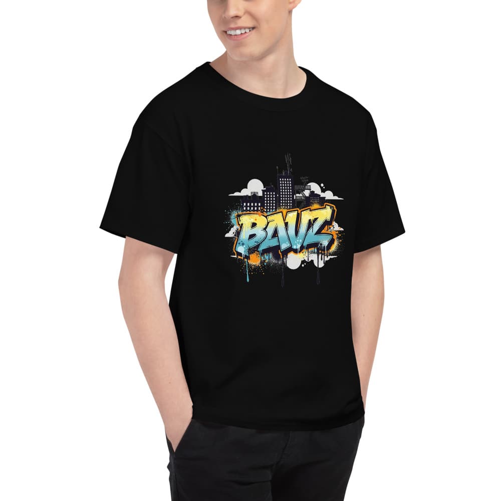 Graffiti design — right front view